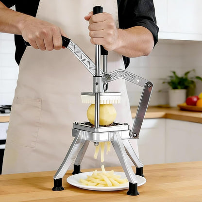 French Fry Cutter Vegetable Chopper with 6 Blades