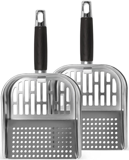Griddle Scoop for Blackstone with a Any-Edge Hook, Stainless Steel Griddle Portable Food Mover for Stir Fry and Move Food, Classic Grill Shovel