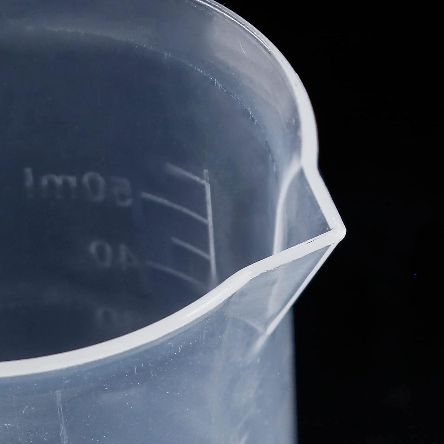 100ml/3.4oz Plastic Graduated Beaker, 3 Pack, Transparent | PP Material, Measuring Cup, Mixing Cup, For Kitchen Lab