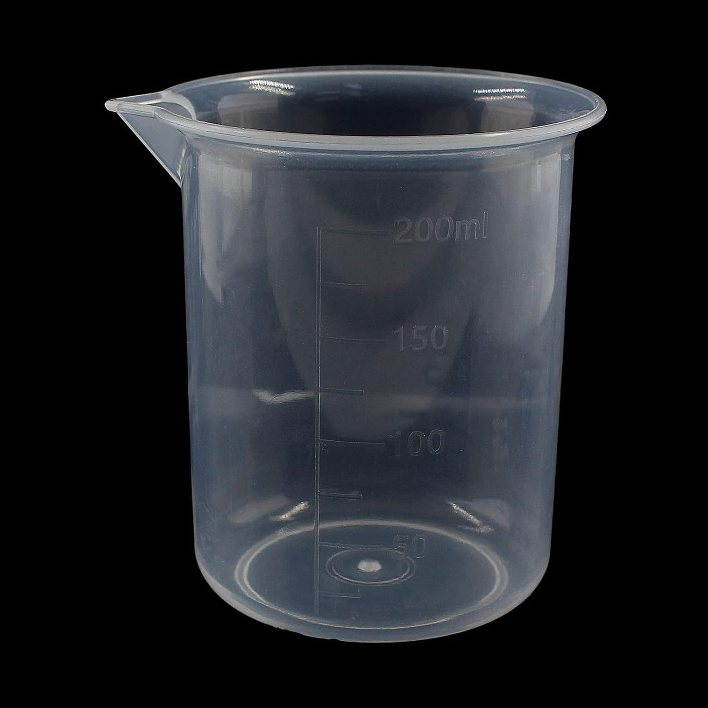 100ml/3.4oz Plastic Graduated Beaker, 3 Pack, Transparent | PP Material, Measuring Cup, Mixing Cup, For Kitchen Lab