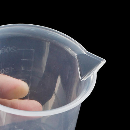 100ml/3.4oz Plastic Graduated Beaker, 3 Pack, Transparent | PP Material, Measuring Cup, Mixing Cup, For Kitchen Lab