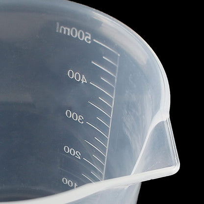100ml/3.4oz Plastic Graduated Beaker, 3 Pack, Transparent | PP Material, Measuring Cup, Mixing Cup, For Kitchen Lab