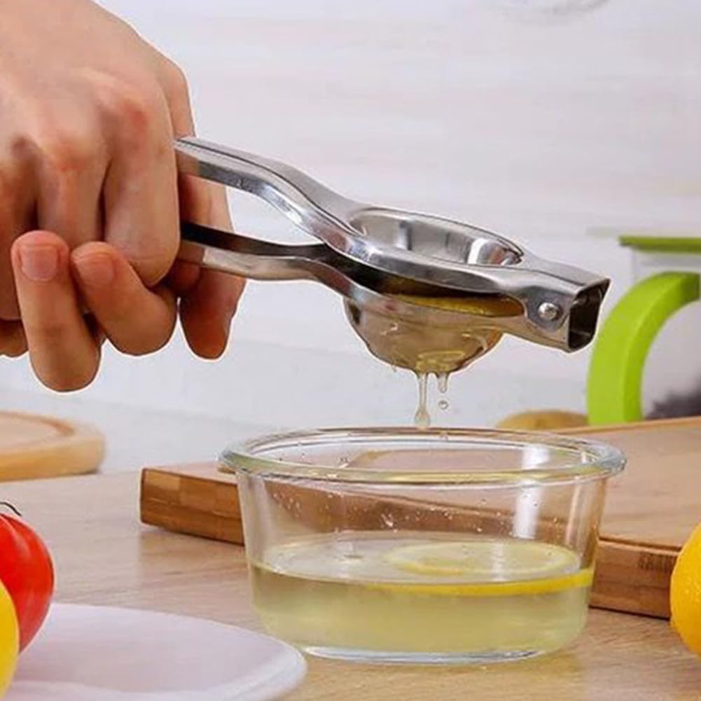 Manual Lemon Squeezer,Stainless Steel Engineered Hand Lemon Lime Juicer