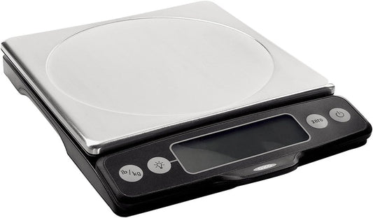 Good Grips Stainless Steel Food Scale with Pull-Out Display, 11-Pound NEWER VERSION AVAILABLE