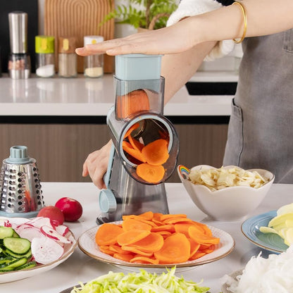 Cheese Grater Hand Crank Rotary Vegetables Shredder with Handle