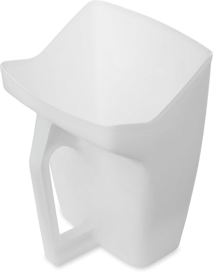 Food Service Utility Scoop, 64-Ounce, White, for Ice/Bar and Ingredient Use in Restaurant/Kitchen
