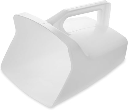 Food Service Utility Scoop, 64-Ounce, White, for Ice/Bar and Ingredient Use in Restaurant/Kitchen