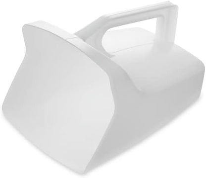 Food Service Utility Scoop, 64-Ounce, White, for Ice/Bar and Ingredient Use in Restaurant/Kitchen