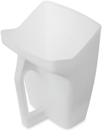 Food Service Utility Scoop, 64-Ounce, White, for Ice/Bar and Ingredient Use in Restaurant/Kitchen