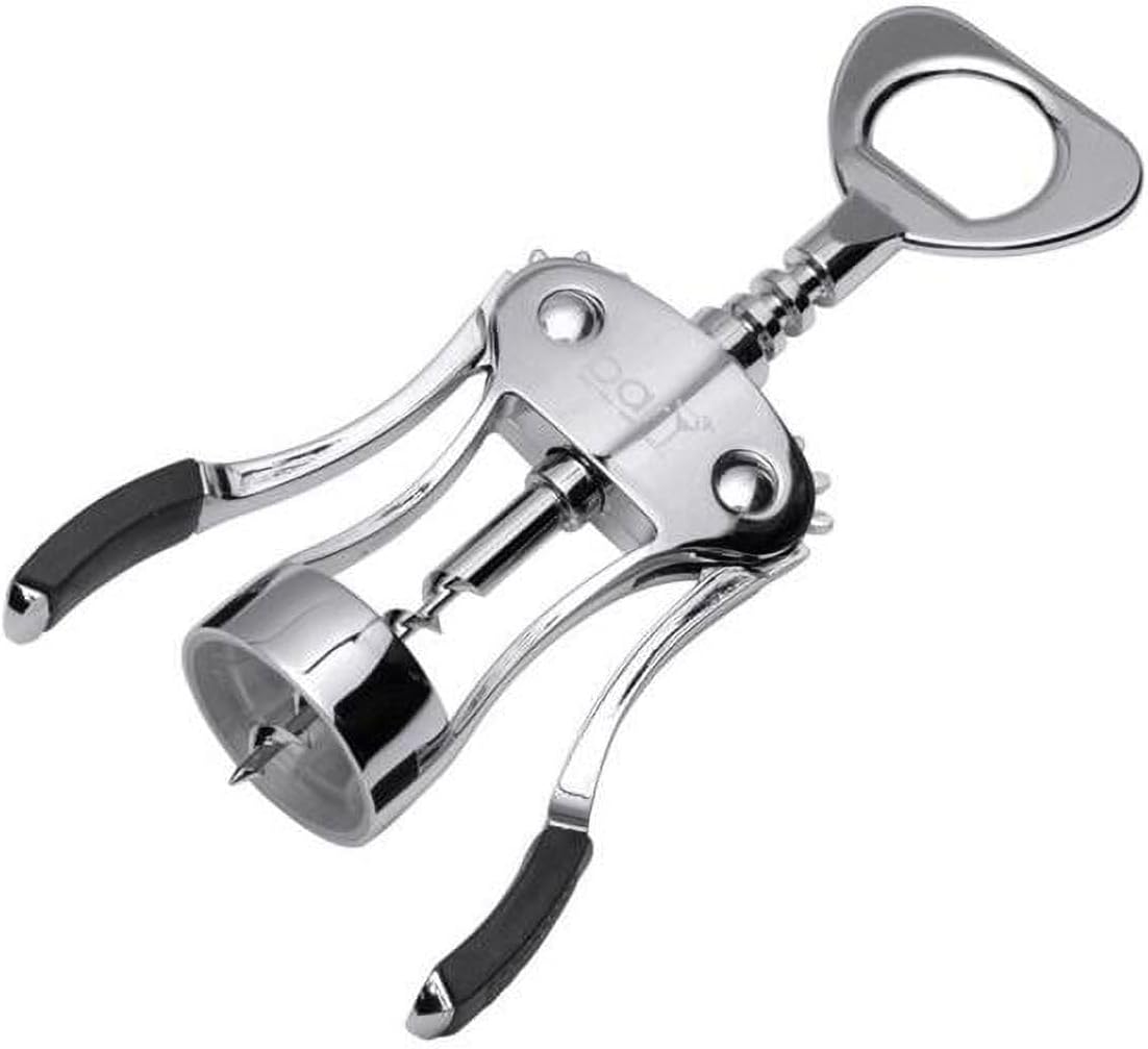 Zinc Alloy Wing Corkscrew - Black & Silver