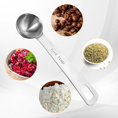 2 Pcs Measuring Spoons Tablespoon Measuring Spoon 1 Tbsp (3 tsp | 15 ml |15 cc| 0.5 oz) Mini Spoons Stainless Steel Measuring Spoons for Kitchen Cooking Spoon(Silver)