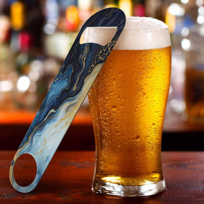 Animal Skin Texture Stainless Steel Bottle Opener Brown Black Beige Leopard Pattern Abstract Art Flat Beer Bottle Opener Keychain for Home Kitchen Bar Restaurant Party Birthday Gift