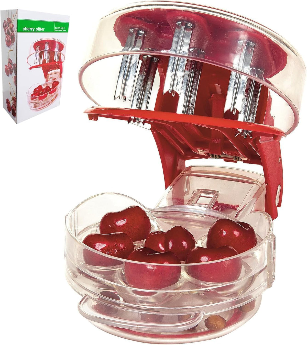 ®Cherry Pitter Tool Pit Remover - Jujube Core Remover, Simple & Effortless Multifunctional Cherry DepitterOne Click The Pit is Out,Portable Cherry Pit Remover for Kitchen, Cake Shop