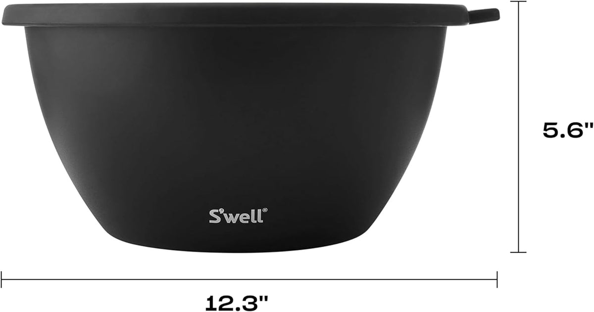 Stainless Steel 64oz Salad Bowl Kit, Pink Topaz Color, Comes with 2oz Mini Canister and Removable Tray for Organization, Leakproof and Dishwasher Safe