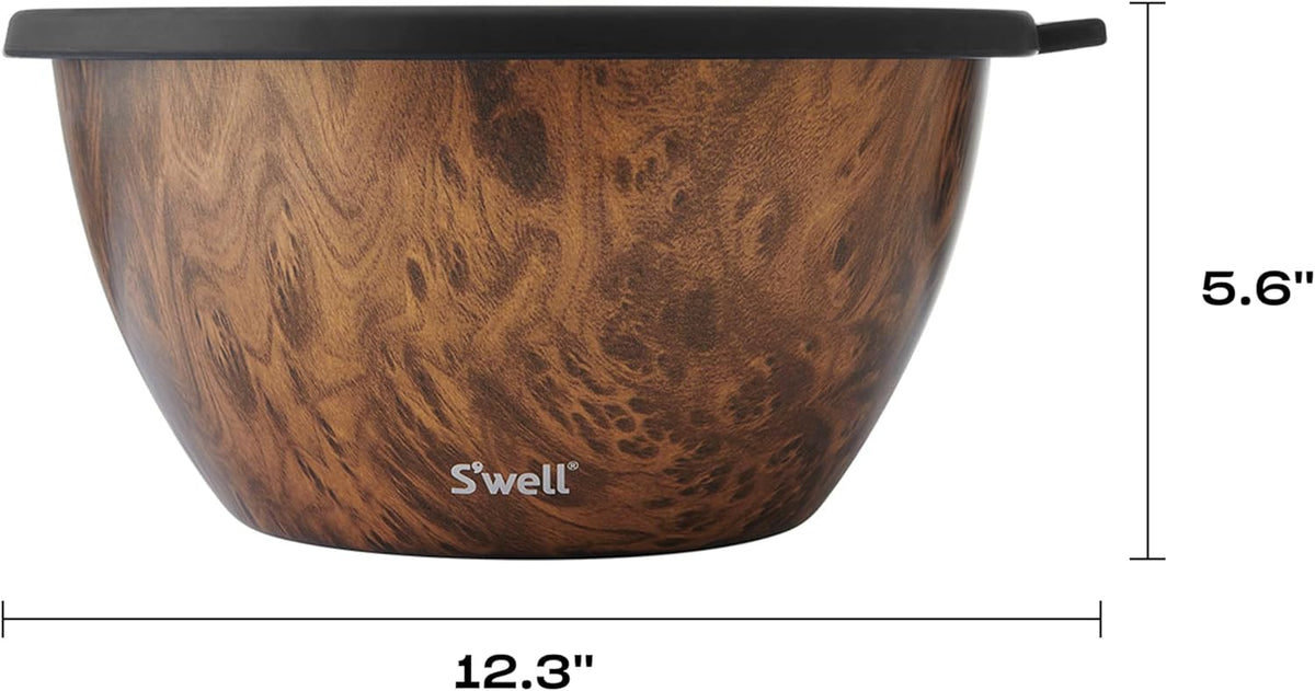 Stainless Steel 64oz Salad Bowl Kit, Pink Topaz Color, Comes with 2oz Mini Canister and Removable Tray for Organization, Leakproof and Dishwasher Safe