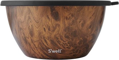 Stainless Steel 64oz Salad Bowl Kit, Pink Topaz Color, Comes with 2oz Mini Canister and Removable Tray for Organization, Leakproof and Dishwasher Safe