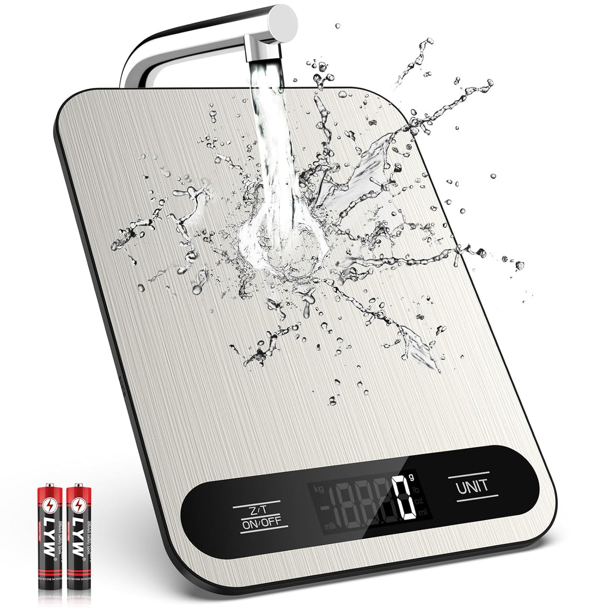 Food Scale, 22lb Digital Kitchen Scale with 6 Units Tare Function