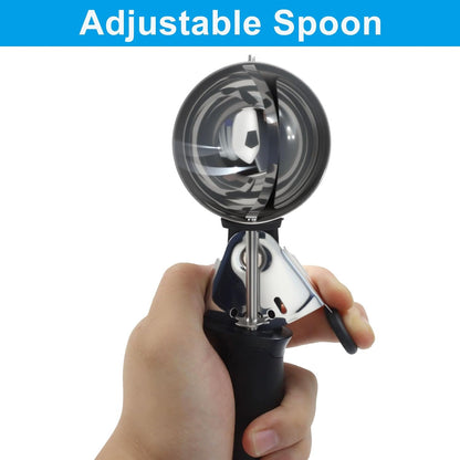 1pc Pink 3.27oz Stainless Steel Ice Cream Scoop