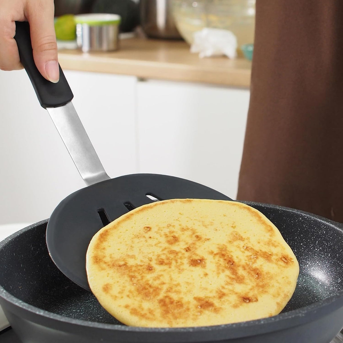 4 Pcs Silicone Spatula set Kitchen Cooking Utensils for Nonstick Cookware