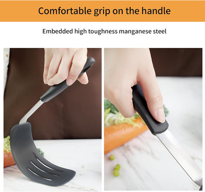 4 Pcs Silicone Spatula set Kitchen Cooking Utensils for Nonstick Cookware