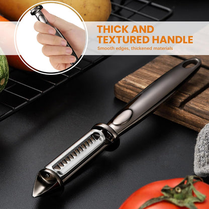 All In One Multifunctional Vegetable Peeler,4 and 1Julienne Peeler Vegetable Peeler,Veggie Peelers for Kitchen,Potato kitchen Pear Tomato Cucumber