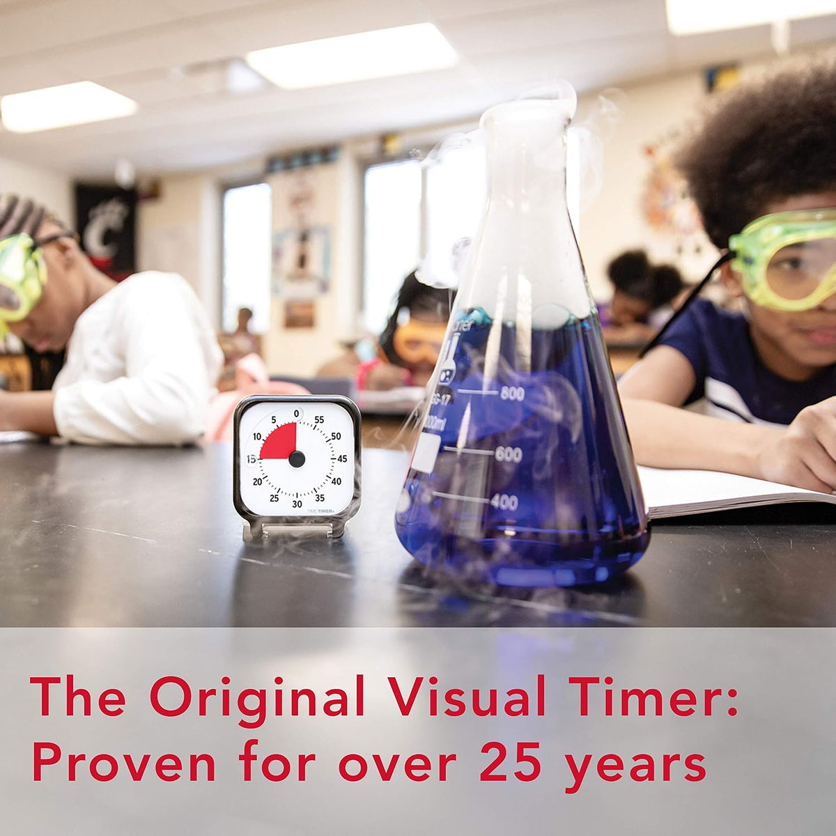 3 inch Visual Timer — 60 Minute Kids Desk Countdown Clock with Dry Erase Activity Card and Desktop App Access — for Kids Classroom, Homeschool Study Tool, Task Reminder, Home and Kitchen