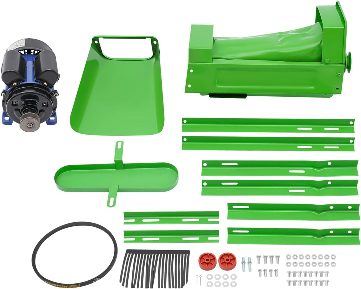 Electric Corn Sheller 4800W 110V Heavy Duty Corn Thresher Sheller, Quick Corn Cob Stripper Tool, Industrial Corn Shucker, Threshing Stripping Machine for Home, Ranche, and Farm(Green)