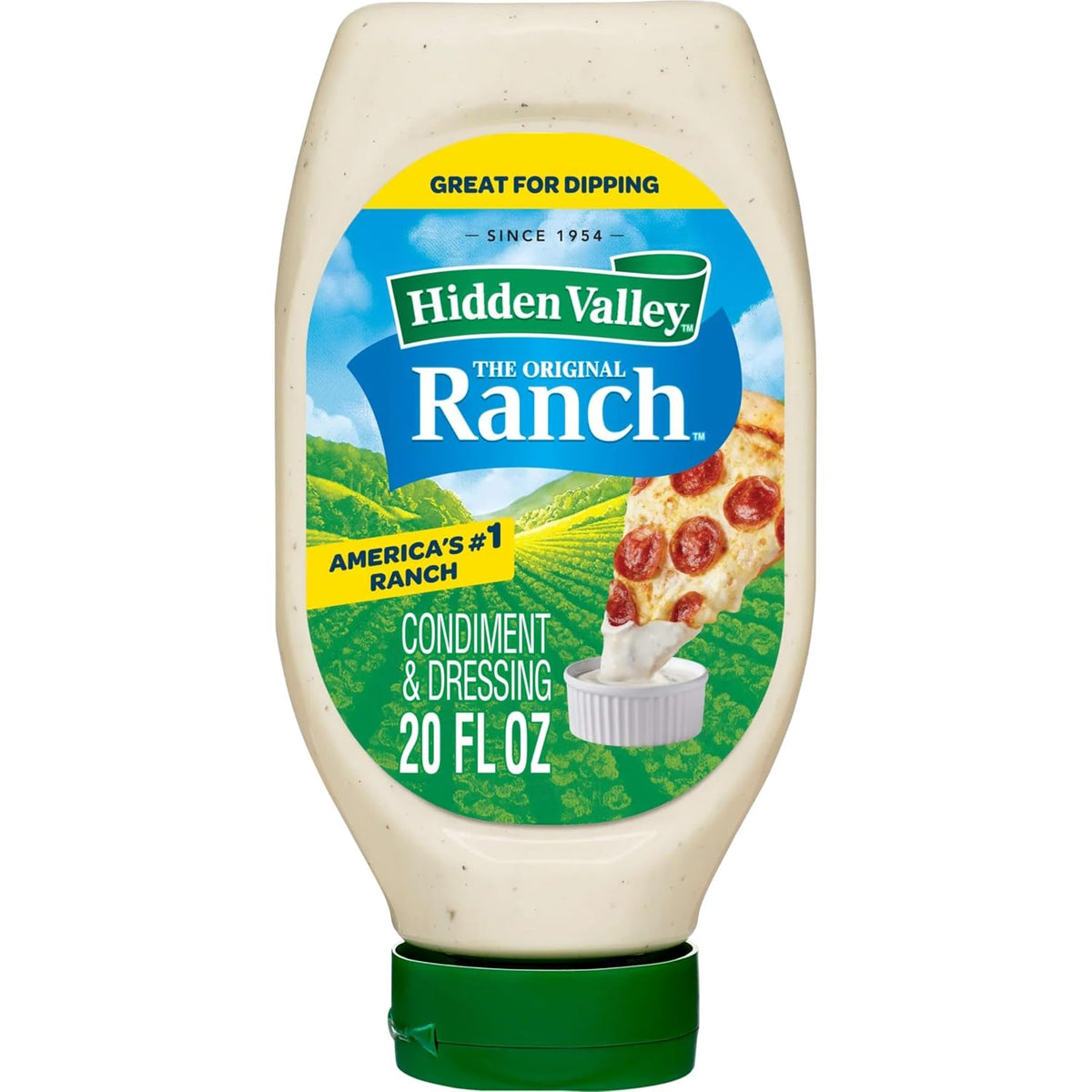 Easy Squeeze Original Ranch Salad Dressing and Topping, 20 Ounce Bottle (Package May Vary)