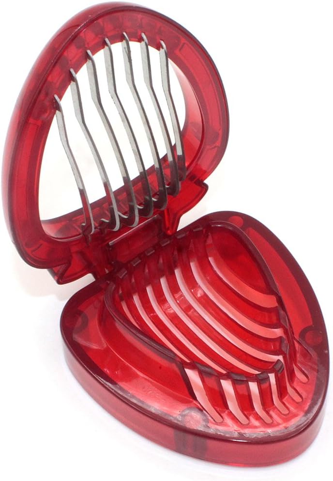 Accessories Simply Slice Strawberry Section Slicer Kitchen Cutter Gadgets Kitchen Tool Mini Slicer Cut Joie MSC Stainless Steel Blade Craft Fruit Tools Factory kiss