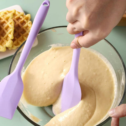 8 Pack Mini Silicone Spatula Set, 8.3 Inch Small Rubber Spatula Heat Resistant, Heat Flexible Silicone Spatulas Cake Spatula Scraper Cooking for Mixing, Baking, Non Stick Pans