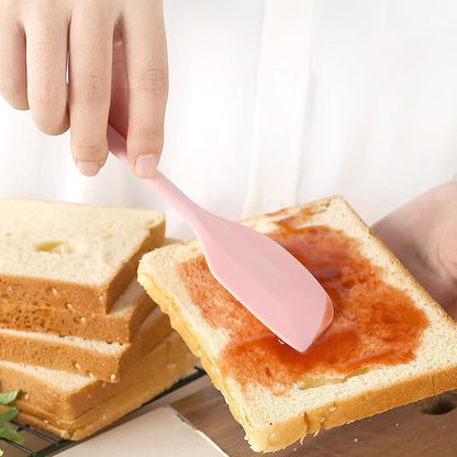 8 Pack Mini Silicone Spatula Set, 8.3 Inch Small Rubber Spatula Heat Resistant, Heat Flexible Silicone Spatulas Cake Spatula Scraper Cooking for Mixing, Baking, Non Stick Pans