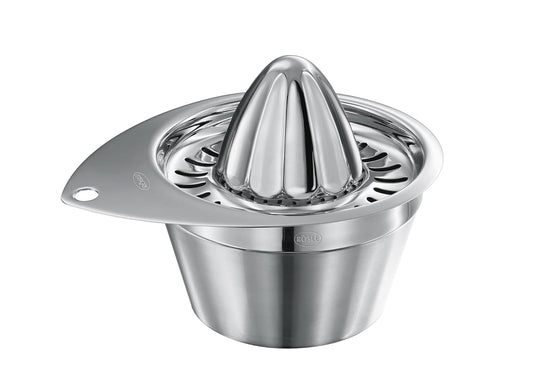 12802 Stainless Steel Manual Citrus Lemon Reamer & Juicer with Strainer
