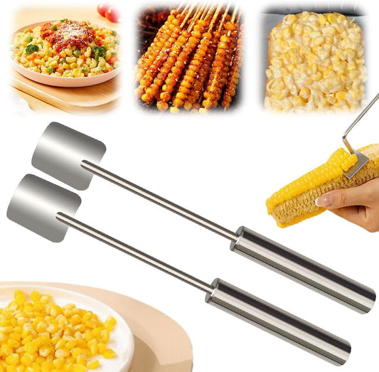 Corn Peeler Corn Peeler for Corn on The Cob,Upgrade Corn Cob Stripper Cutter Remover Kitchen Indoor,Corn Peelers on The Cobs Holders for Women Home Dining Enthusiasts Gadget (2 pack)