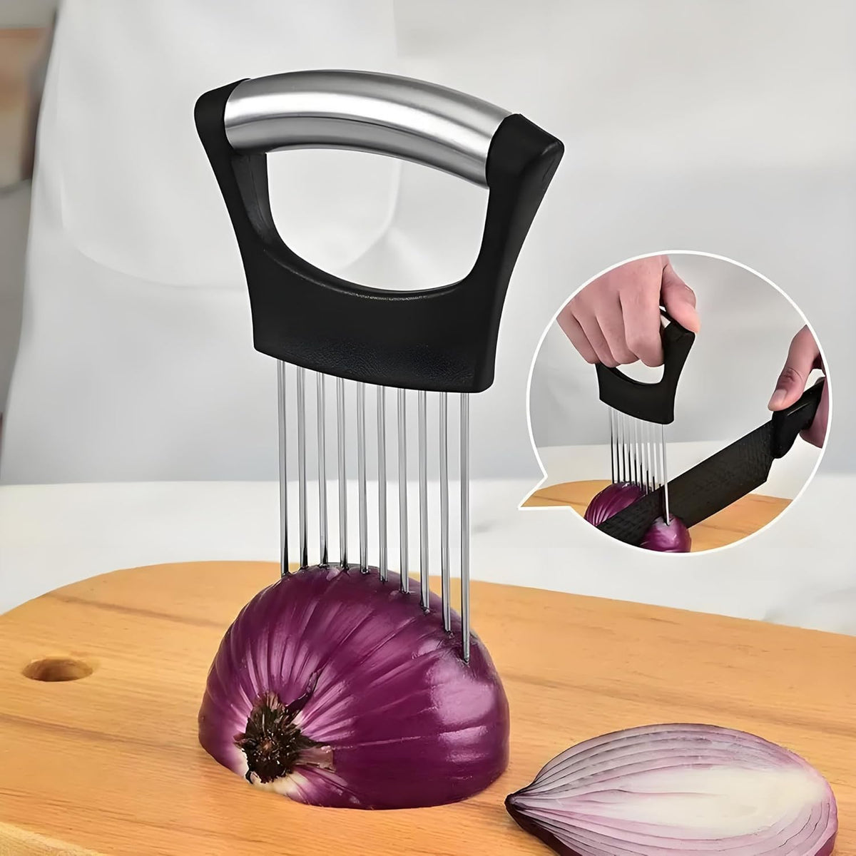 Fruit and Vegetable Corer Pepper Seed Apple Remover Bell Pepper Tomato Corer Tool Stainless Steel Kitchen Gadget onion slicer holder (Pepper Apple Corer Slicing)