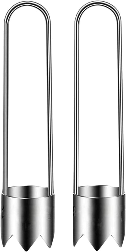 Fruit and Vegetable Corer Pepper Seed Apple Remover Bell Pepper Tomato Corer Tool Stainless Steel Kitchen Gadget onion slicer holder (Pepper Apple Corer Slicing)