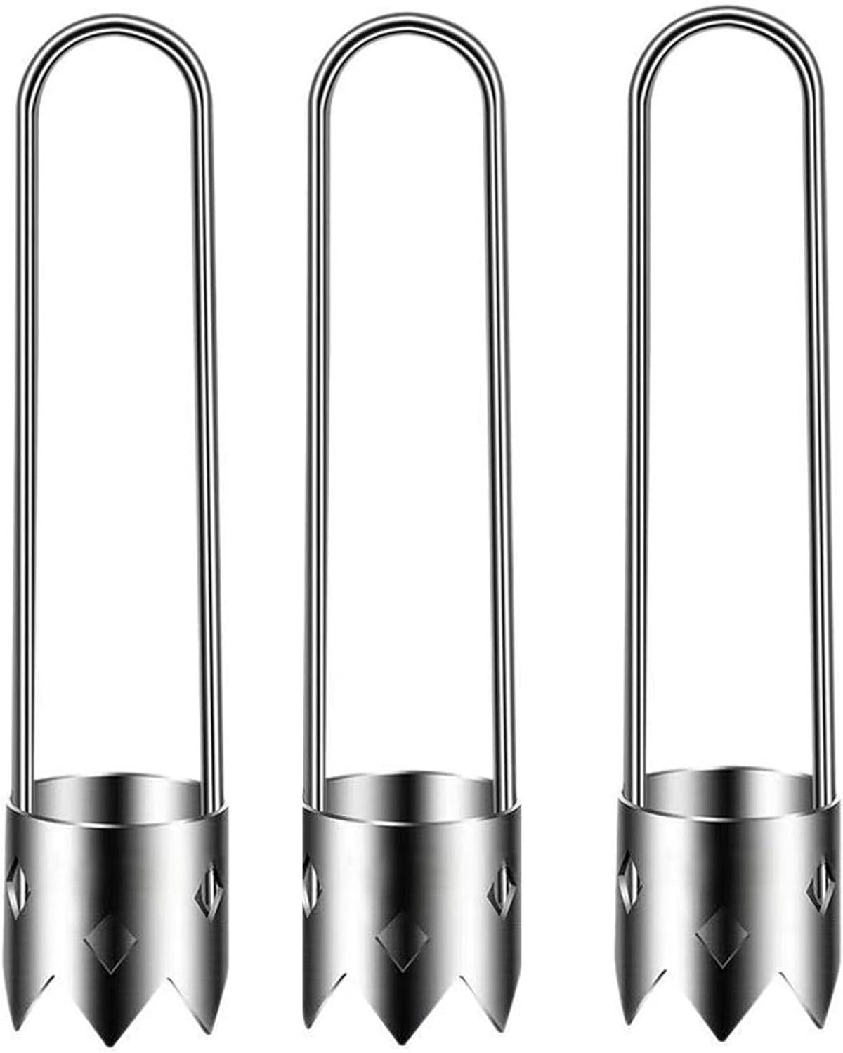 Fruit and Vegetable Corer Pepper Seed Apple Remover Bell Pepper Tomato Corer Tool Stainless Steel Kitchen Gadget onion slicer holder (Pepper Apple Corer Slicing)