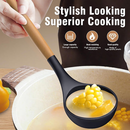 Silicone Kitchen Utensils Set, Food-grade Cooking Utensils, BPA-Free