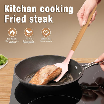 Silicone Kitchen Utensils Set, Food-grade Cooking Utensils, BPA-Free