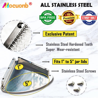 Under Cabinet Jar Opener for Seniors Lid Cap Opener for Weak Hands
