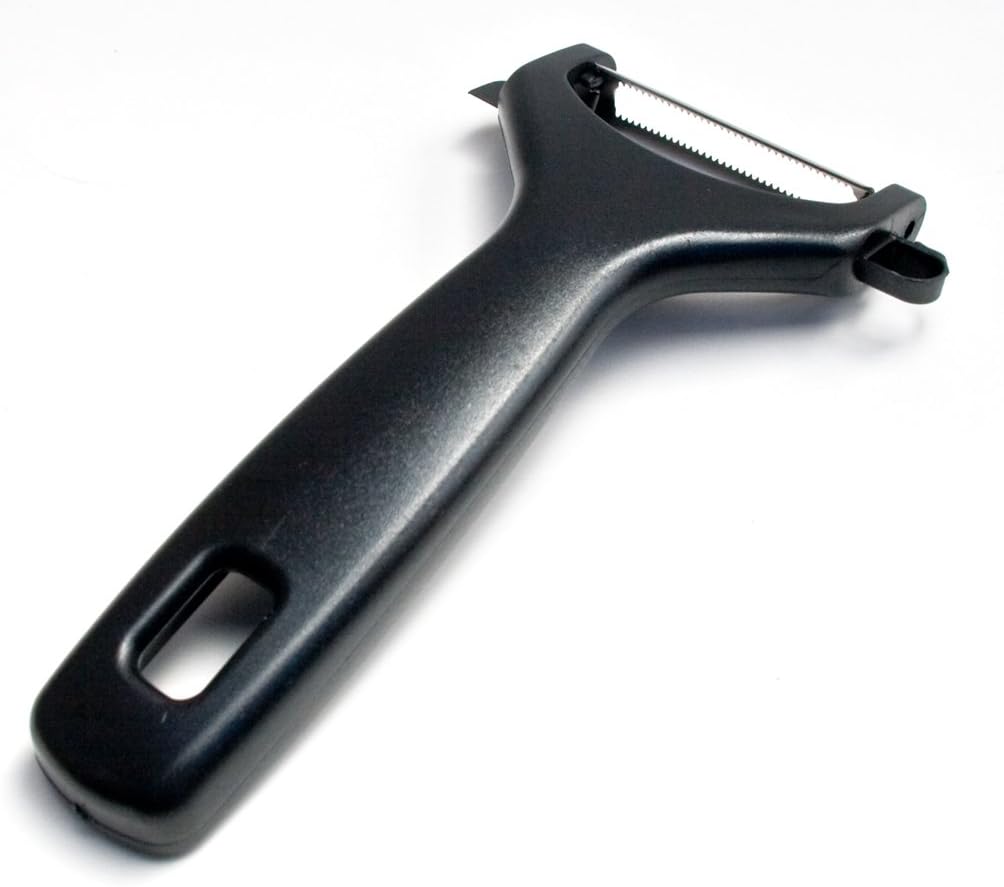 Vegetable Peeler – Serrated Swivel Peeler with built in Potato Eye Remover and Orange Peeler