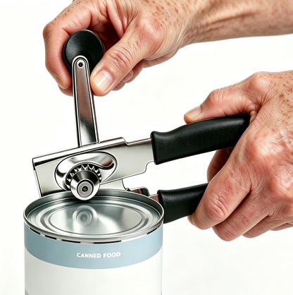 Manual Can Opener for Seniors, Arthritis and Weak Hands