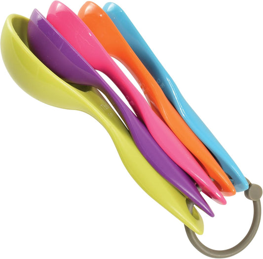 Colorful Measuring Spoons, 5-Piece Set