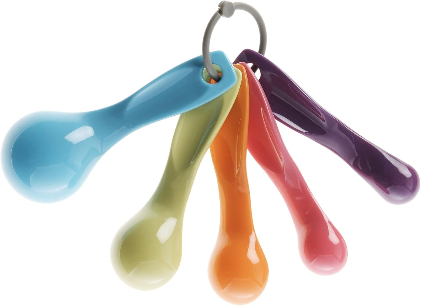 Colorful Measuring Spoons, 5-Piece Set