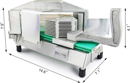 Commercial Tomato Slicer, 3/16-Inch, Aluminum Body with Stainless Steel Blades