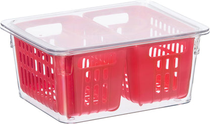 5169 Berry Bin - Single Basket, Red