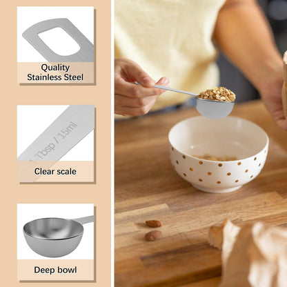 1PCS 1Tbsp(3tsp, 15ml) Measuring Spoon, Stainless Steel Teaspoon