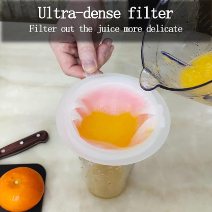 200 Mesh Strainer, 4 Pack Fine Nylon Food Filters, 5 Inch