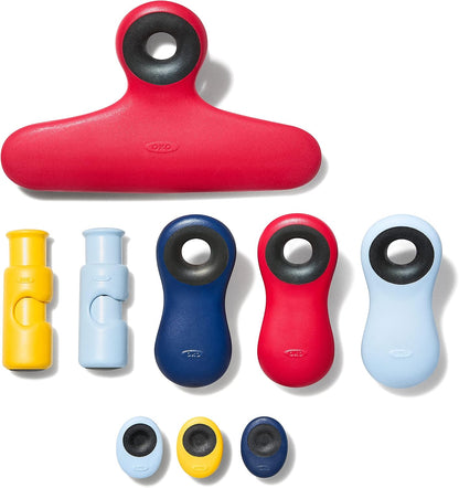 Good Grips Collection Bag Clip, 9 Piece Set, Assorted