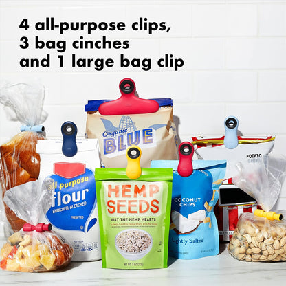Good Grips Collection Bag Clip, 9 Piece Set, Assorted