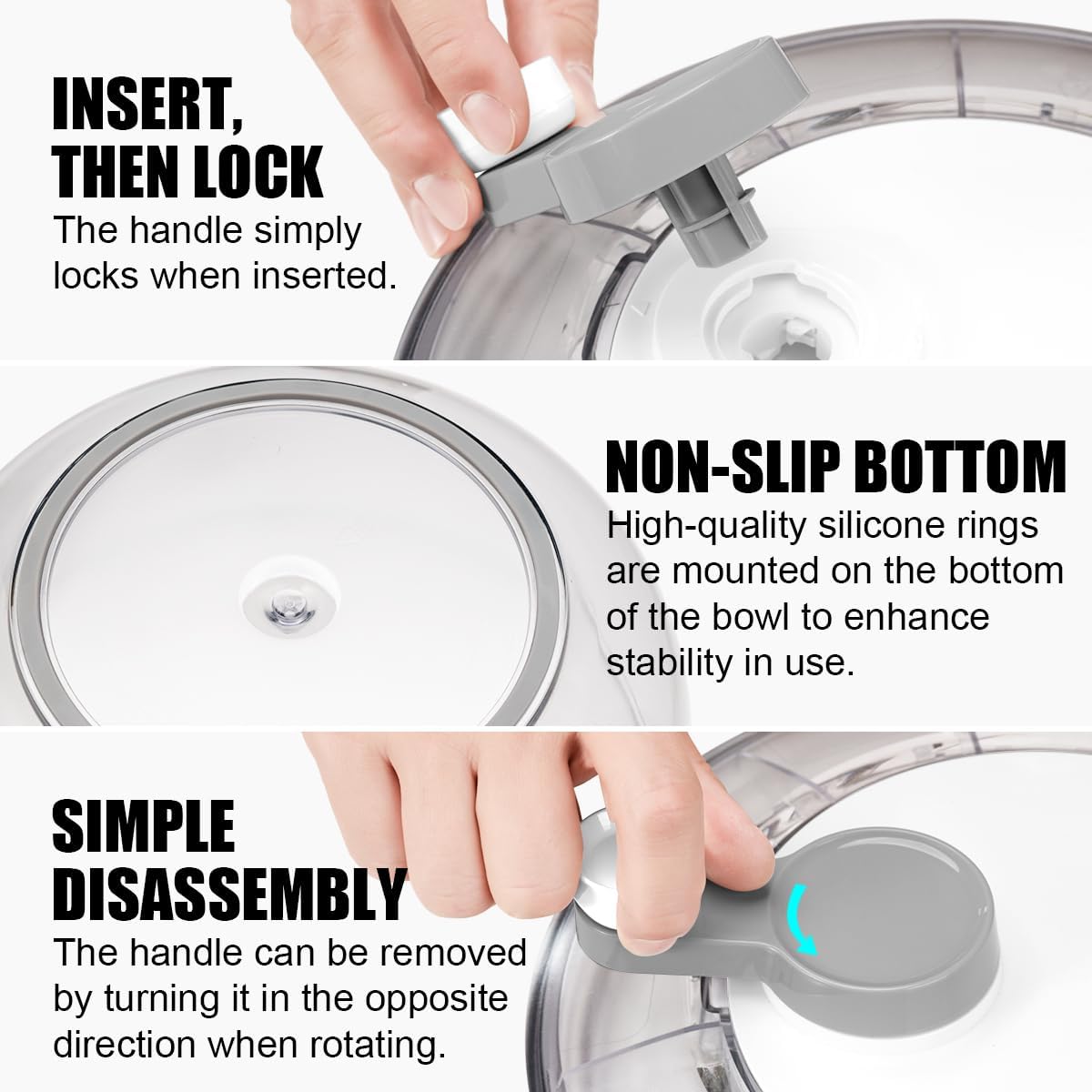 Manual Salad Spinner - Hand-Crank Vegetable & Lettuce Dryer for Washing, Spinning, and Draining Greens, Fruits, and Vegetables - Food-Grade Material, Easy-Clean Detachable Parts 4.2Qt.